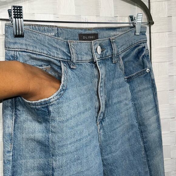 DL1961 Women's Patti Straight High Rise Vintage Jeans Size 24 Classic Denim - Picture 11 of 12